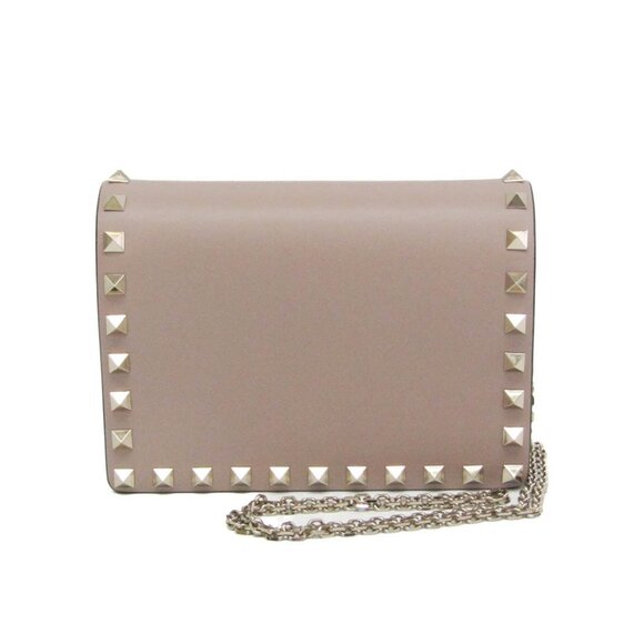 VALENTINO GARAVANI Beige Leather Shoulder Bag - Picture 1 of 13